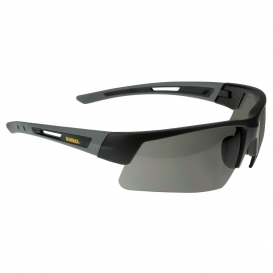 DEWALT DPG100-2 Crosscut Safety Glasses - Black/Gray Frame - Smoke Lens