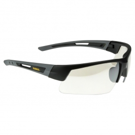 DEWALT DPG100-9 Crosscut Safety Glasses - Black/Gray Frame - Indoor/Outdoor Mirror Lens