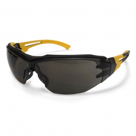 DEWALT DPG108-2D Renovator Safety Glasses - Black Frame - Smoke Lens