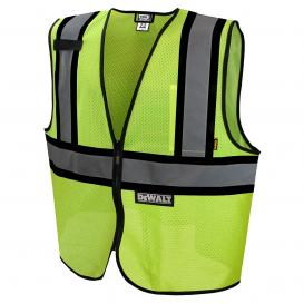 DeWalt DSV221 Type R Class 2 Economy Two-Tone Mesh Safety Vest - Yellow/Lime