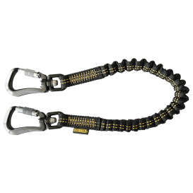 DEWALT DXDP721501 Power Tool Lanyard with Dual Carabiner - 38 in. (0.96 m) - 25 lbs. (11.3 kg) Capacity