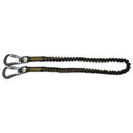 DEWALT DXDP721510 Power Tool Lanyard with Dual Carabiner - 75 in. (1.9 m) - 15 lbs. (6.8 kg)