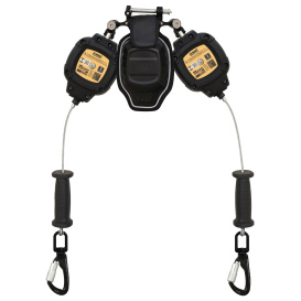 DEWALT DXFP272422-008 D200P Twin Personal SRL - Leading Edge - Aluminum Carabiners - 8.5 ft. (2.59 m)