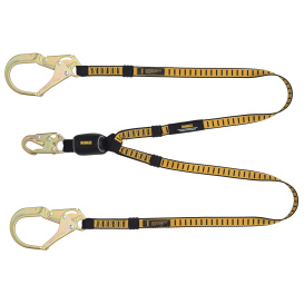 DEWALT DXFP611130 Twin Leg External Absorber Lanyard - 6 ft (1.8 m)