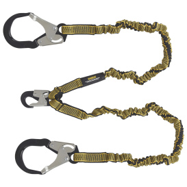 DEWALT DXFP613530 Twin Leg Internal Energy Absorber Lanyard w/ Snap Hook on Both Ends