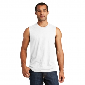 District DT6300 Young Mens V.I.T. Muscle Tank - White
