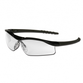 MCR Safety DL110AF DL1 Safety Glasses - Black Frame - Clear Anti-Fog Lens