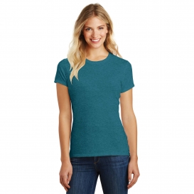 District DM108L Women\'s Perfect Blend Tee - Heathered Teal