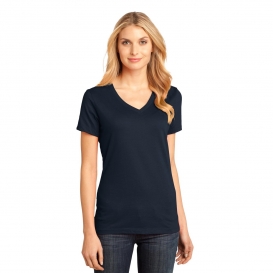 District Made DM1170L Ladies Perfect Weight V-Neck Tee - New Navy