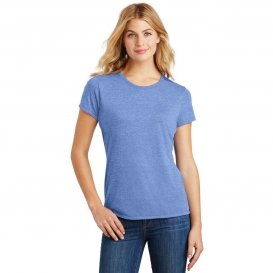 District Made DM130L Ladies Perfect Tri Crew Tee - Maritime Frost