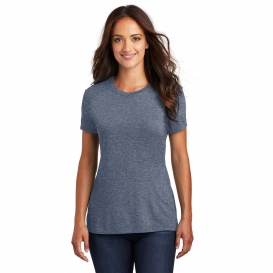 District DM130L Women\'s Perfect Tri Tee - Navy Frost