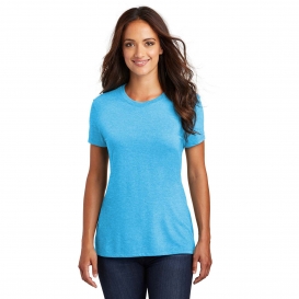 District DM130L Women\'s Perfect Tri Tee - Turquoise Frost