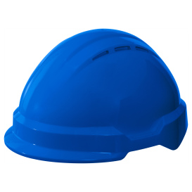 Delta Plus WEL21206BL Americana Safety Helmet - Ratchet Suspension - Blue