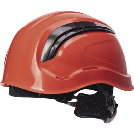 Delta Plus MICAWIORFL Mica Wind Vented Safety Helmet - Ratchet Suspension - Orange