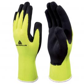 Delta Plus VV733 Polyester Knitted Gloves with Latex Foam Palm