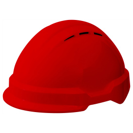 Delta Plus WEL22104RD Americana Vented Safety Helmet - Ratchet Suspension - Red