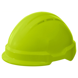 Delta Plus WEL21210HL Americana Safety Helmet - Ratchet Suspension - Hi Viz Lime