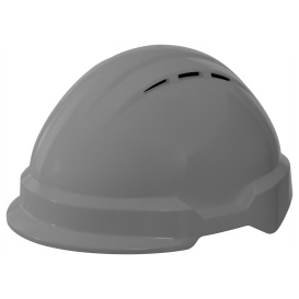 Delta Plus WEL22107GY Americana Vented Safety Helmet - Ratchet Suspension - Gray