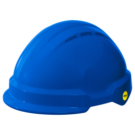 Delta Plus WELAMC2MIPSPBL Americana Safety Helmet - Ratchet Suspension w/ MIPS - Blue