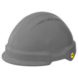 Delta Plus WELAMC2MIPSPGY Americana Safety Helmet - Ratchet Suspension w/ MIPS - Gray