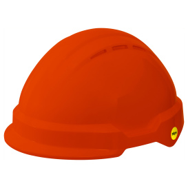 Delta Plus WELAMC2MIPSPOR Americana Safety Helmet - Ratchet Suspension w/ MIPS - Orange