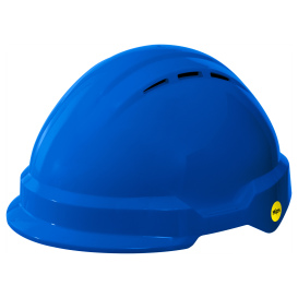 Delta Plus WELAMC2MIPSWBL Americana Vented Safety Helmet - Ratchet Suspension w/ MIPS - Blue