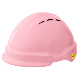 Delta Plus WELAMC2MIPSWPI Americana Vented Safety Helmet - Ratchet Suspension w/ MIPS - Pink