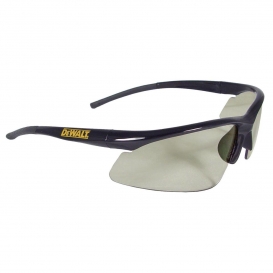 DEWALT DPG51-9 Radius Safety Glasses - Black Frame - Indoor/Outdoor Mirror Lens