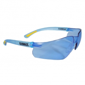 DEWALT DPG52-B Contractor Pro Safety Glasses - Light Blue Temples - Light Blue Lens