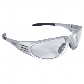 DeWalt DPG56-1 Ventilator Safety Glasses - Silver Frame - Clear Lens
