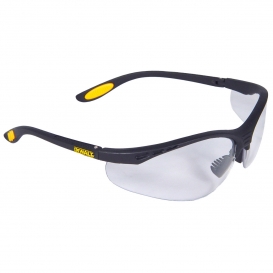 DEWALT DPG58-11 Reinforcer Safety Glasses - Black Frame - Clear Anti-Fog Lens