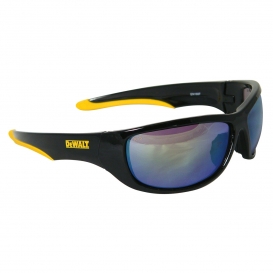 DeWalt DPG94-Y Dominator Safety Glasses - Black Frame - Yellow Mirror Lens