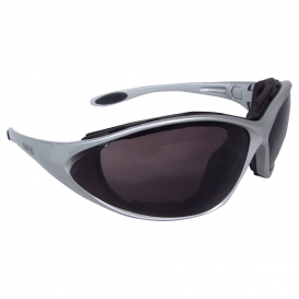 DEWALT DPG95-2 Framework Safety Glasses/Goggles - Silver Frame - Smoke Lens
