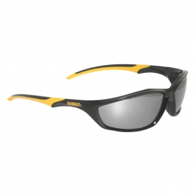 DEWALT DPG96-6 Router Safety Glasses - Black/Yellow Frame - Silver Mirror Lens