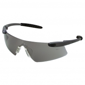 MCR Safety DS112 DS1 Safety Glasses - Black Temples - Gray Lens
