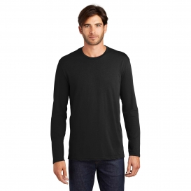 District DT105 Perfect Weight Long Sleeve Tee - Jet Black