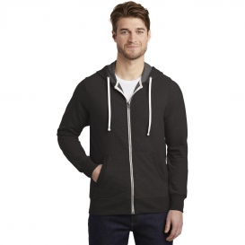 District DT356 Perfect Tri French Terry Full-Zip Hoodie - Black