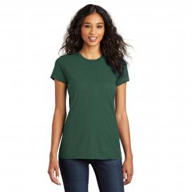 District DT5001 Women\'s Fitted The Concert Tee - Forest Green