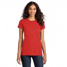 District DT5001 Women\'s Fitted The Concert Tee - New Red