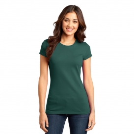 District DT6001 Women\'s Fitted Very Important Tee - Evergreen