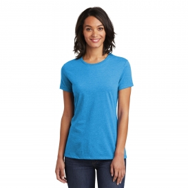 District DT6002 Women\'s Very Important Tee - Heathered Bright Turquoise