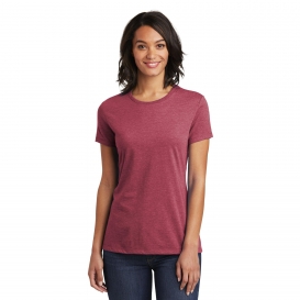 District DT6002 Women\'s Very Important Tee - Heathered Cardinal