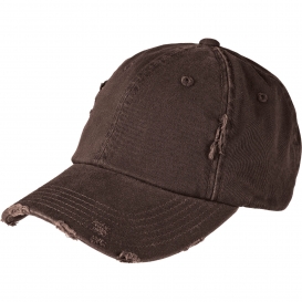 District DT600 Distressed Cap - Chocolate Brown