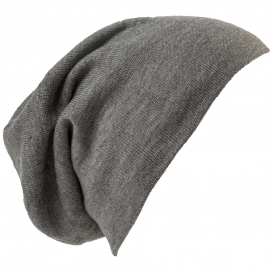 District DT618 Slouch Beanie - Light Grey Heather