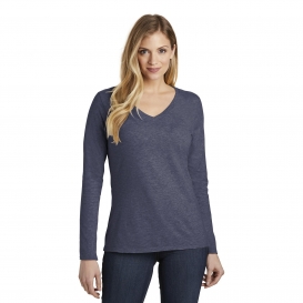 District DT6201 Women\'s Very Important Tee Long Sleeve - Heathered Navy