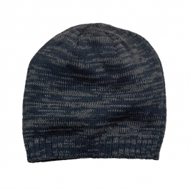 District DT620 Spaced-Dyed Beanie - New Navy/Charcoal