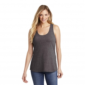 District DT6302 Women\'s V.I.T. Gathered Back Tank - Heathered Charcoal