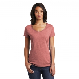 District DT6503 Women\'s Very Important Tee V-Neck - Blush Frost