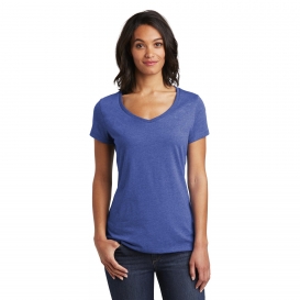District DT6503 Women\'s Very Important Tee V-Neck - Royal Frost