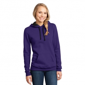 District DT811 Juniors Concert Fleece Hoodie - Purple